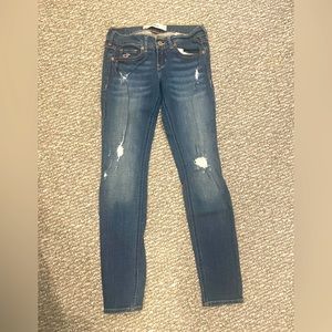 Womens Hollister Distressed Jeans